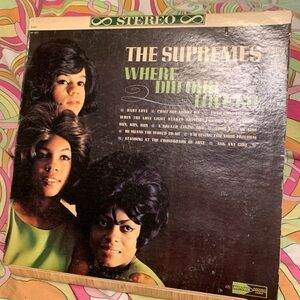 Vintage Supremes Where Did Our Love Go vinyl record